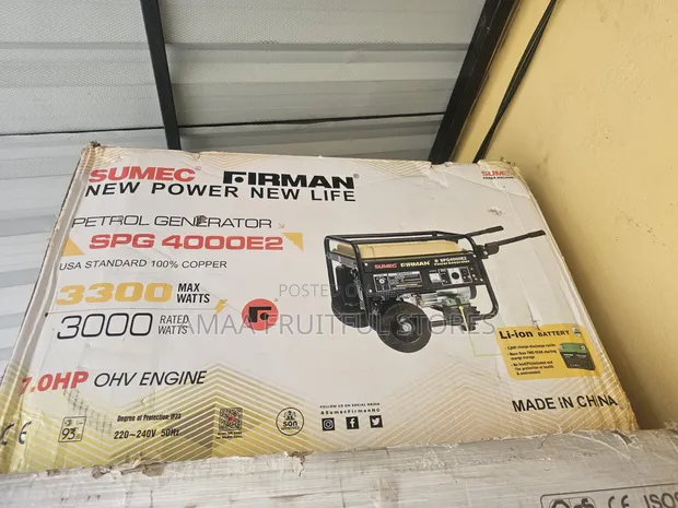 Sumec Firman SPG4000E2 3kva Generator - 1