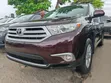 2013 Toyota Highlander Burgundy - 2