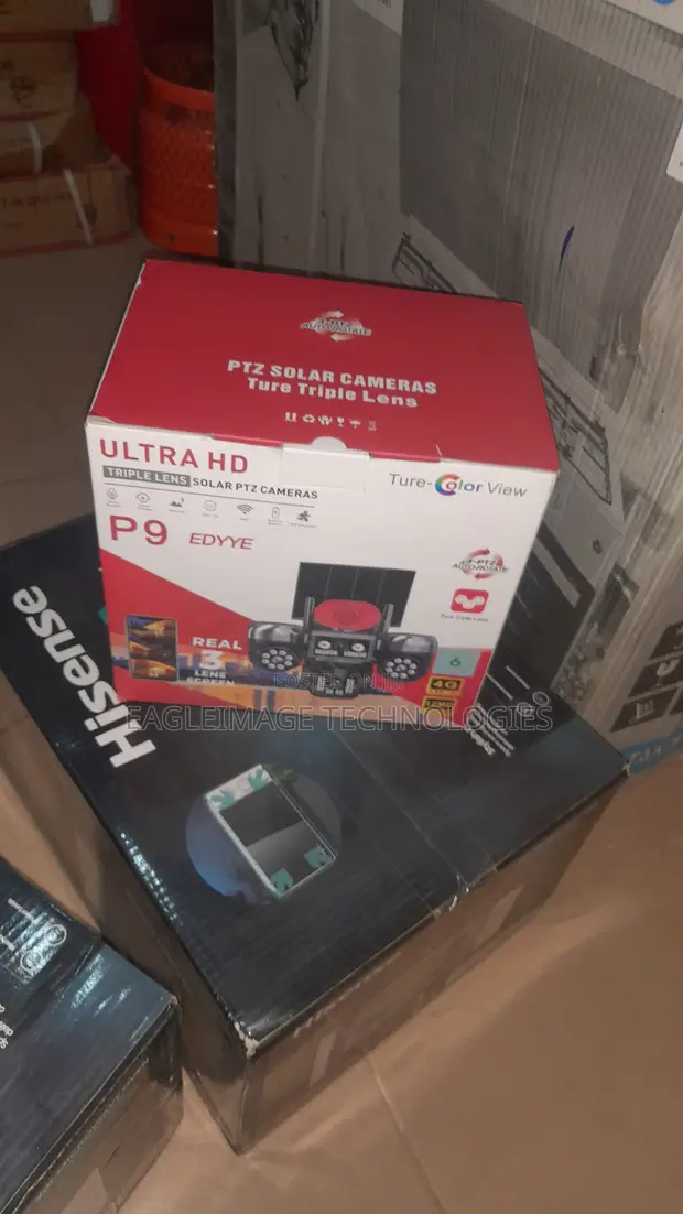 Ultra HD P9 Solar PTZ Security Camera - 1