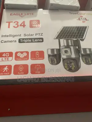 ViewConnect T34 12MP 4G LTE Solar PTZ Security Camera