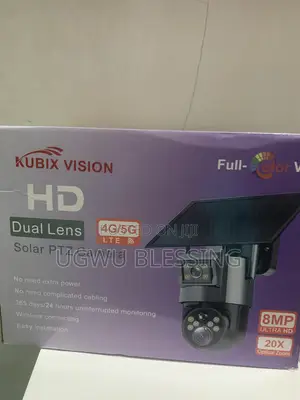 Kubix UBox 4G Dual Lens Solar CCTV Kamera