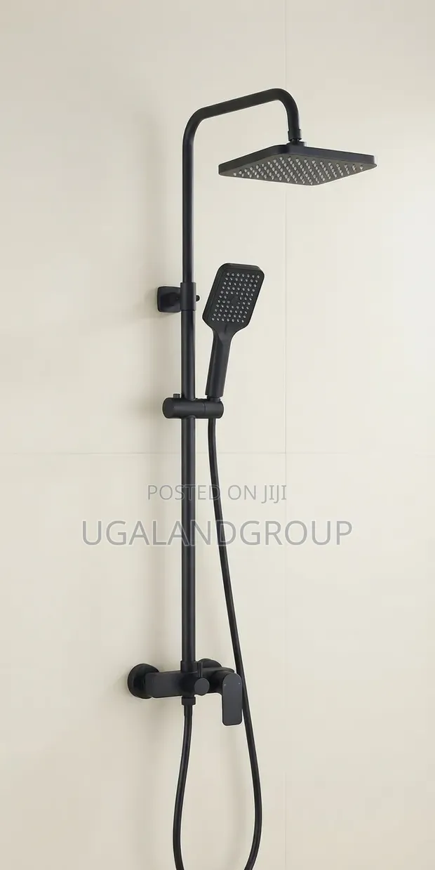 Modern Black Shower System - 1