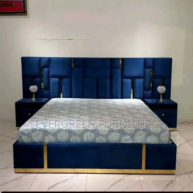 Vintage Home Interiors 6x6 Bedframe with Bedsides - 1