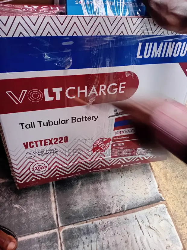 220Ah Luminous Volt Charge Baturiya Mai Tsawon Jirgi - 1