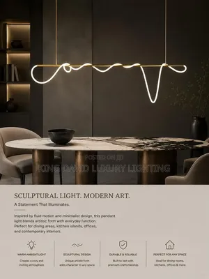 Wurin Haske na LED mai Siffar Wavy