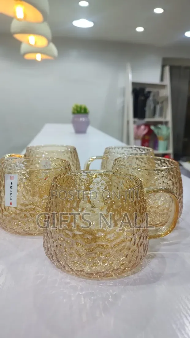 Kofuna Gilashi 5pcs Rose Gold - 1