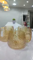 Kofuna Gilashi 5pcs Rose Gold - 1
