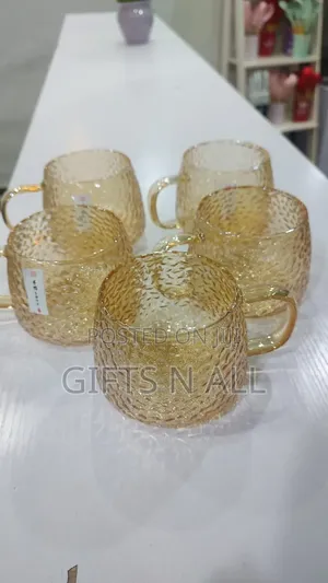Kofuna Gilashi 5pcs Rose Gold