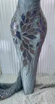 Quality Beaded Lace Fabric - Asọ Ebi Ready - 1