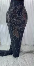 Quality Beaded Lace Fabric - Asọ Ebi Ready - 2