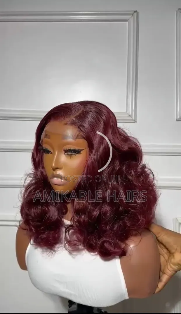 SDD Oscar Bounce Human Hair Wig 99J 14" & 16" 5x5 Closure - 1