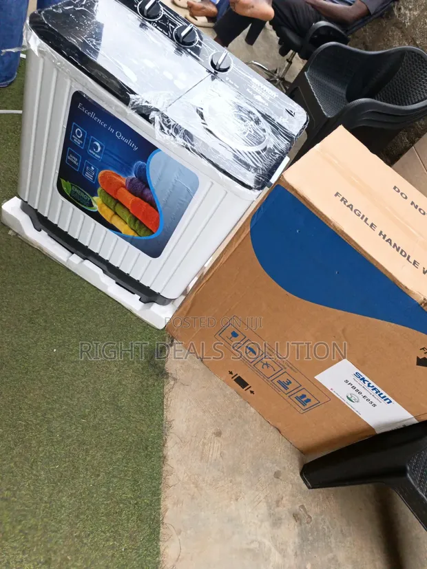 7KG Skyrun Twin Tub Washing Machine - Brand New - 1