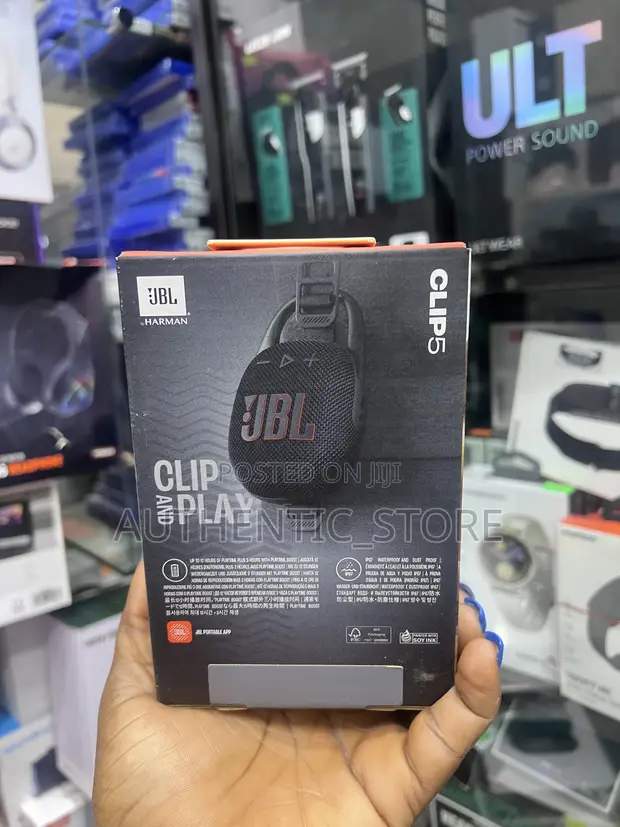 JBL Clip 5 Bluetooth Speaker - Sabon Abu - 1