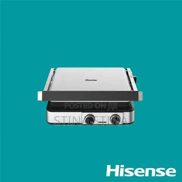 Hisense 2000W Contact Grill - Silver - 1