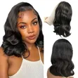 Loose Body Wave Wig - Synthetic Lace Front - 2