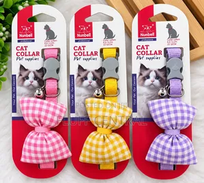 Nunbell 12-in-1 Cat/Puppy Bell Collar with Bowtie