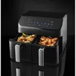 George Home 9L Dual Basket Digital Air Fryer - 2000W - 1