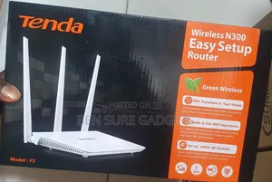 Tenda Wireless N300 Router Mai Sauƙin Saita F3