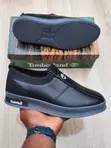 Timberland Men's Premium Leather Slip-On Loafers - Black, Brown, White - 4