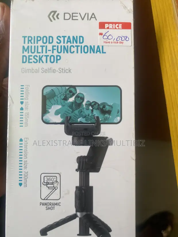 Mini Folding Tripod Stand for Desktop Gimbal Selfie Stick - 1