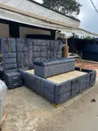 Home Interiors 6x6 Bedframe tare da Ottoman & Bedsides - 1