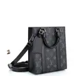 Louis Vuitton Sac Plat Mini - Monogram Eclipse Canvas Bag - 1