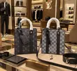 Louis Vuitton Sac Plat Mini - Monogram Eclipse Canvas Bag - 2