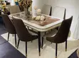 Dining Set Mai Sama Na Marble - Sabon Abu - 3