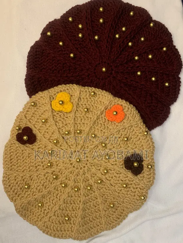 Beret na Saƙa - Wool, Sabo - 1