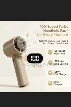 ITE Rechargeable Fan - Gray