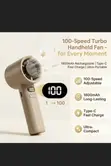 ITE Rechargeable Fan - Gray - 2