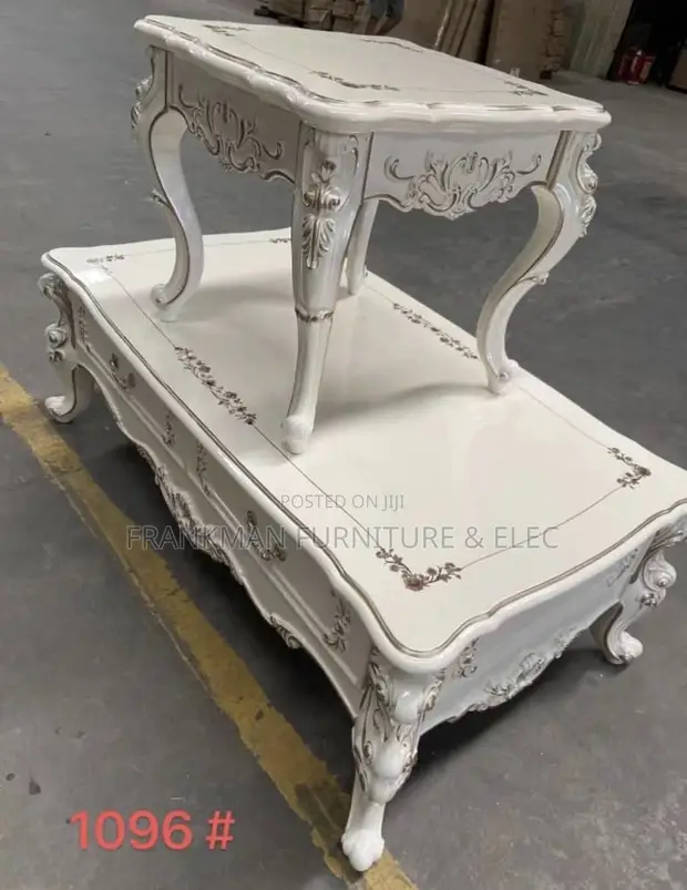 Center Table with 2 Stools - Home Interiors - 1