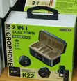 Remax K22 Wireless Lapel Microphone (2-in-1) - 1