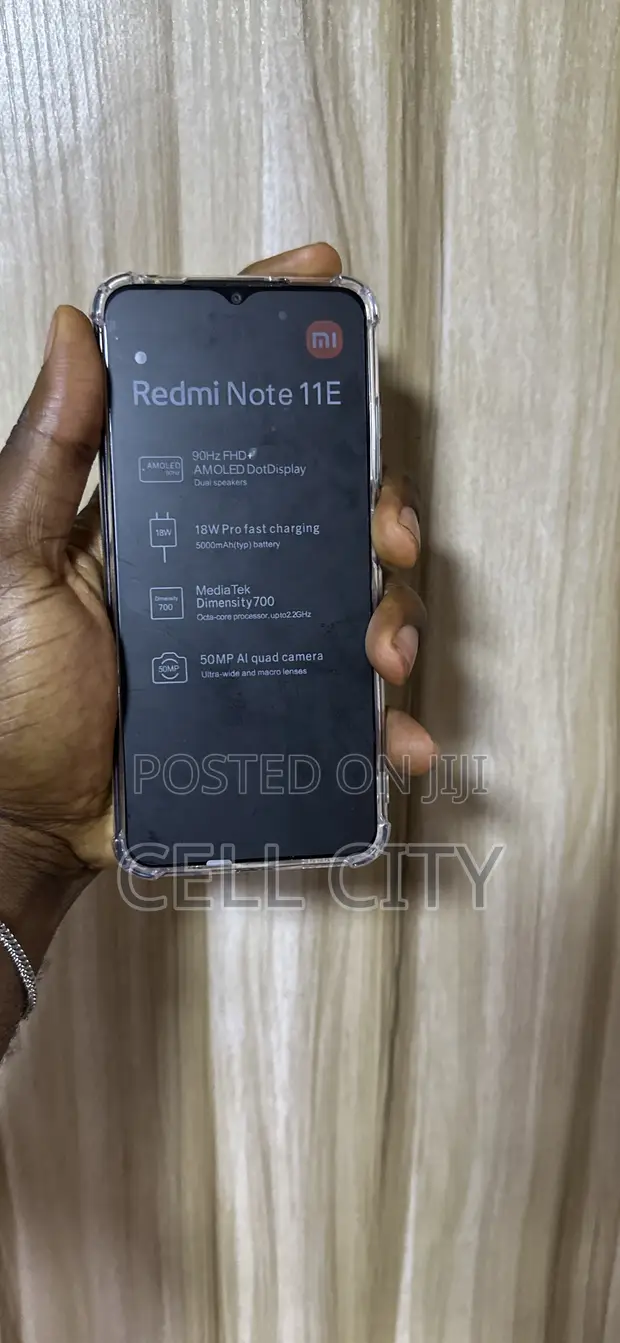 Xiaomi Redmi Note 11E 128GB Black (UK Used) - 1