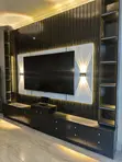 Executive Black TV Console - 3