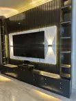 Executive Black TV Console - 4