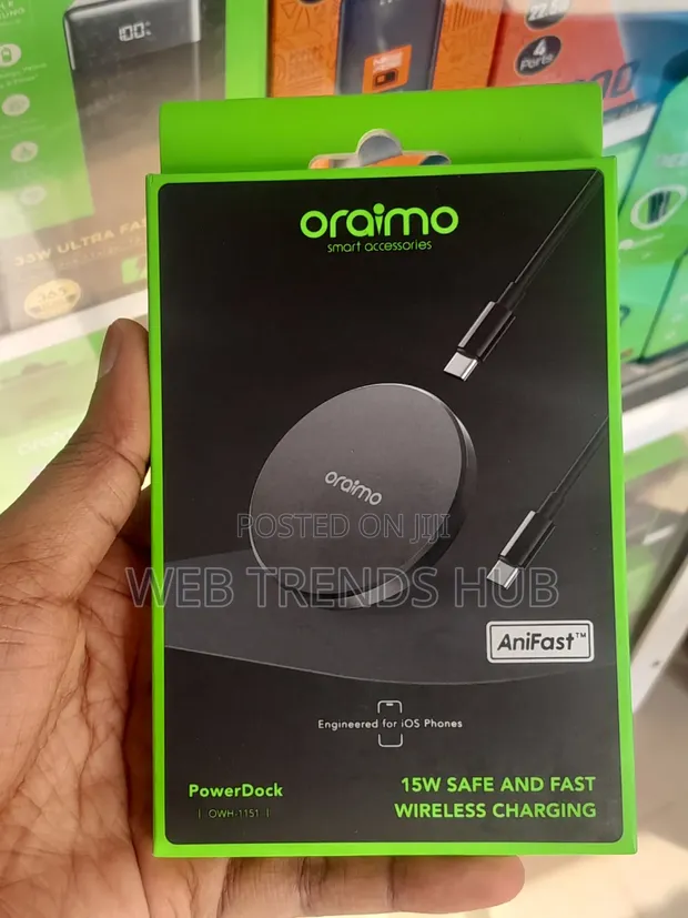Original Oraimo PowerDock 15W Wireless Charger (OWH-1151) - 1
