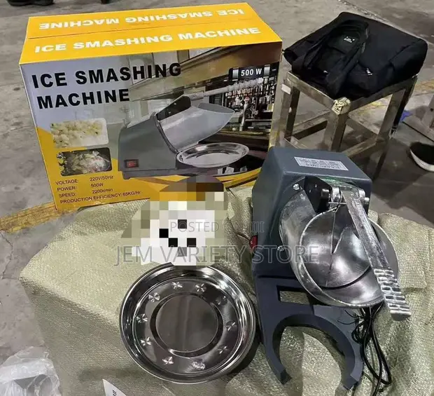 Low Noise 500W Stainless Steel Electric Ice Crusher - 1