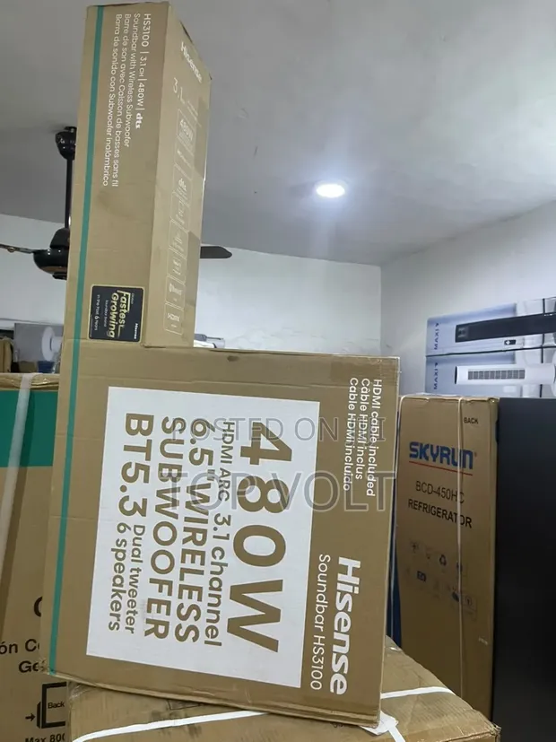 Hisense 480W Home Audio Soundbar - 1