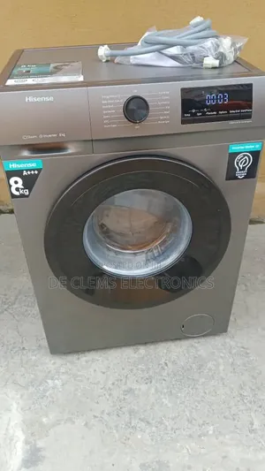Hisense Mesin Wanki Mai Zuba Gaba 8kg Mai Kansa