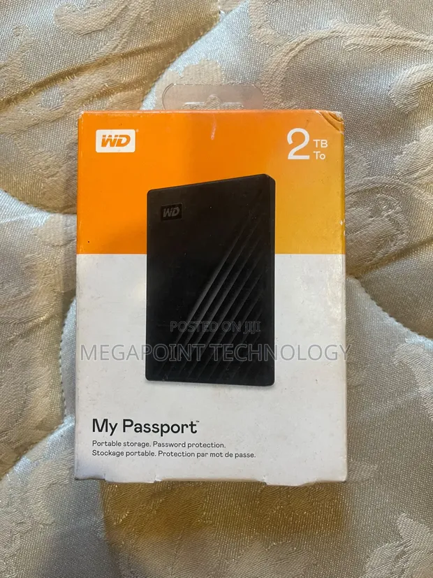 WD My Passport 2TB External HDD - 1