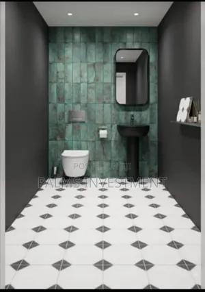 30x30 Spanish Floor Tiles - Black & White