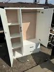 4ft x 6ft Off-White HDF Wardrobe - 3