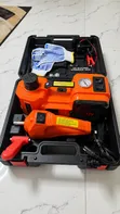 12V Electric Hydraulic Car Jack Kit - 5 Ton + Impact Wrench - 1