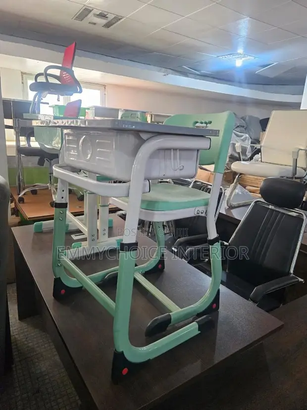 Luxury Modern Adjustable School Desk and Chair - Brand New - 1