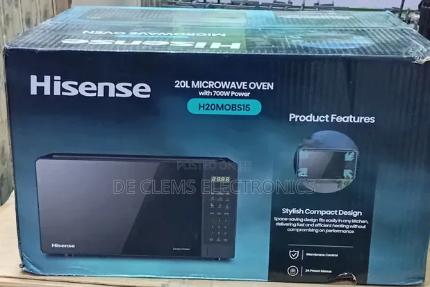 Hisense 20L Microwave Oven - Black - 1
