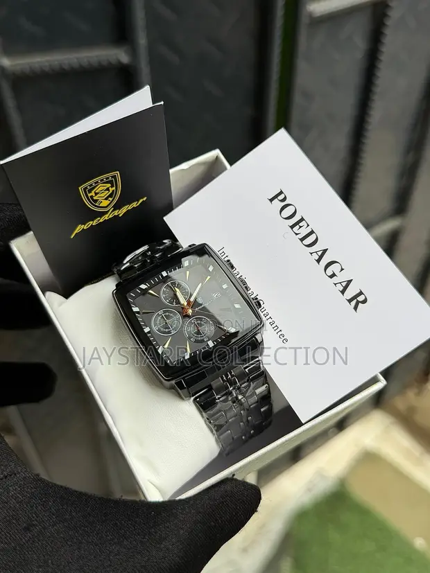Poedagar Chain Chronograph Wristwatch - 1