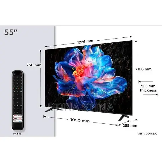 TCL 55" UHD Google TV (55P6K) - 1