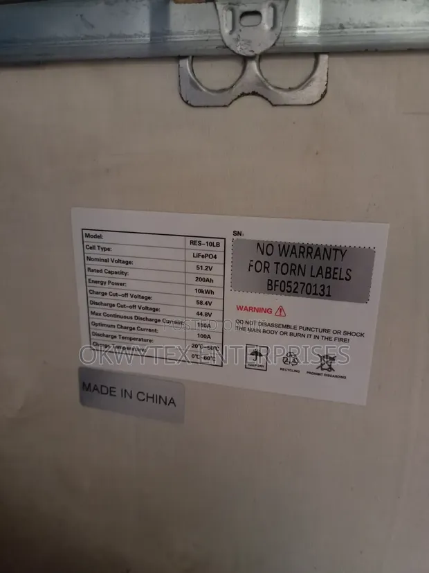 10kWh 48V Hyper Lithium Ion Battery - 1