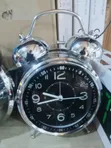 Analogue Twin Bell Alarm Clock - Pistachio Green - 4